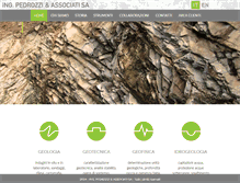 Tablet Screenshot of geologiapedrozzi.ch